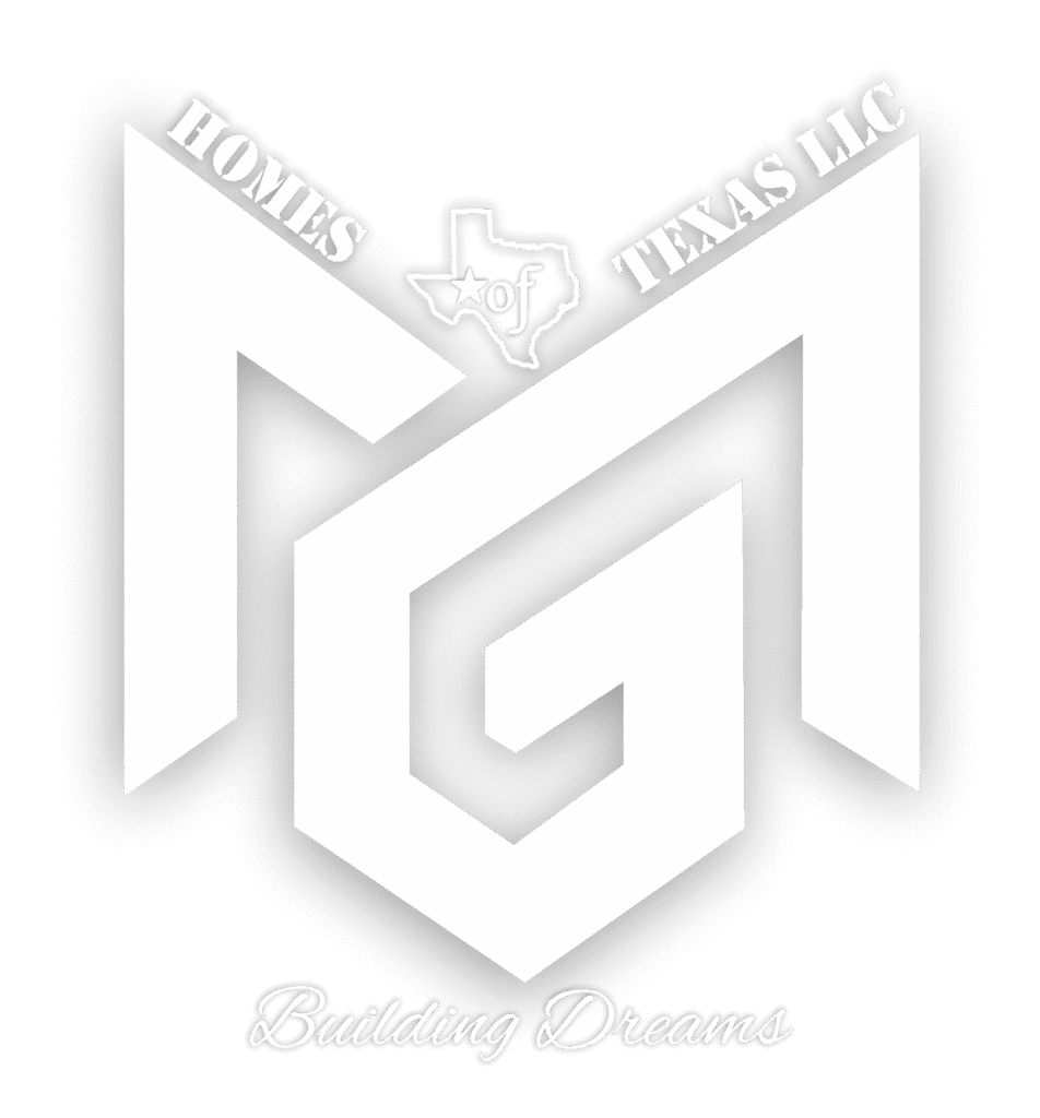 logo MG Homes of texas LLC - white